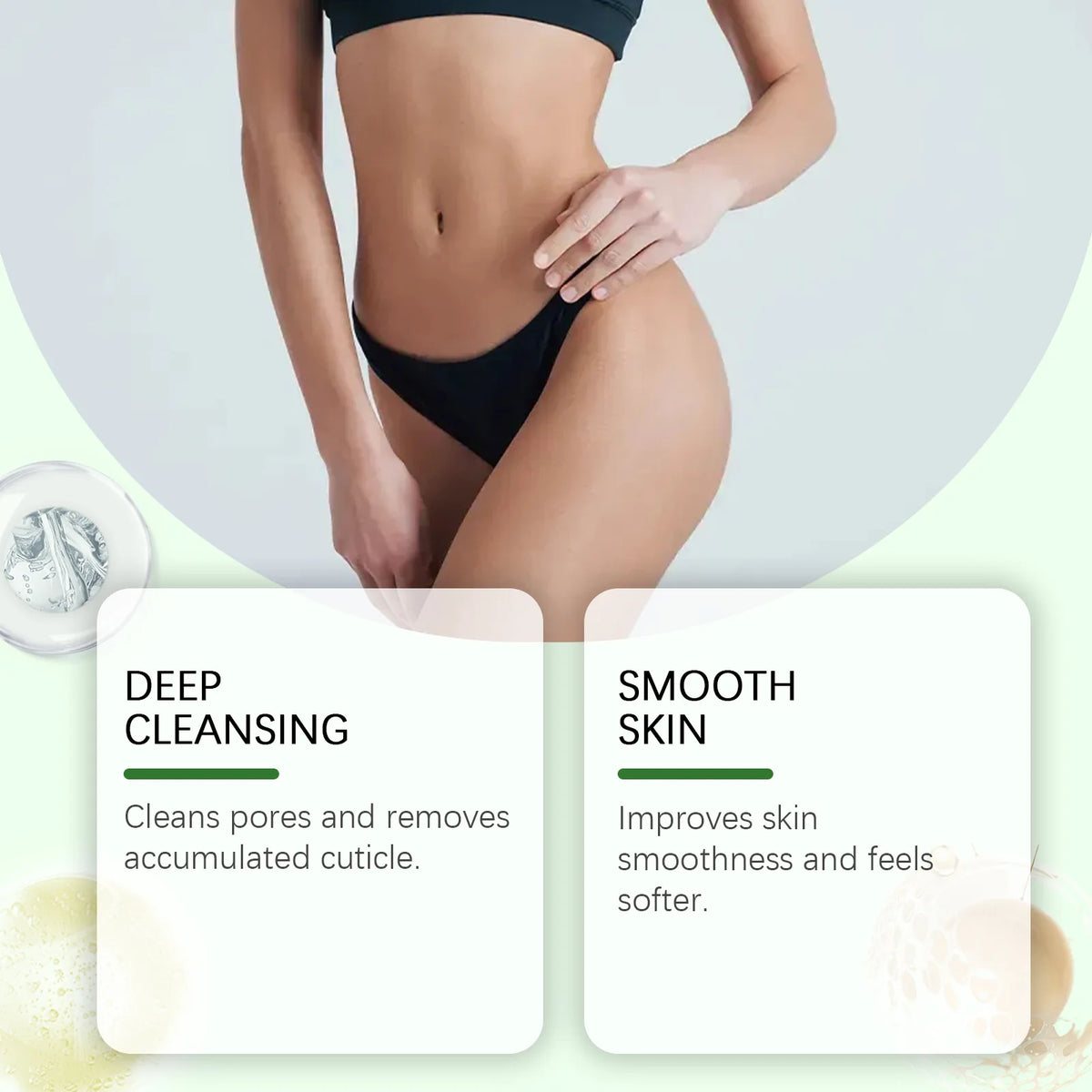 Hoygi Mandelic Acid Clean Scrub Gel Deep Cleansing Purifying Pores Remove Impurities Keep Skin Fresh Exfoliating Scrub Gel 200g