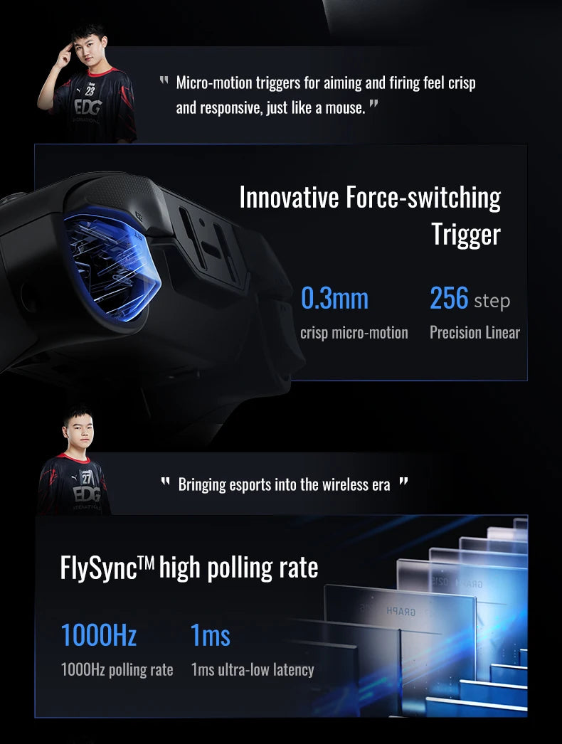FLYDIGI Vader 5 Pro/ 4ProGaming Controller Switchable Tirgger Support Elite Force PC NS Mobile TV Box PC Gamer PS Game Boy Gifts