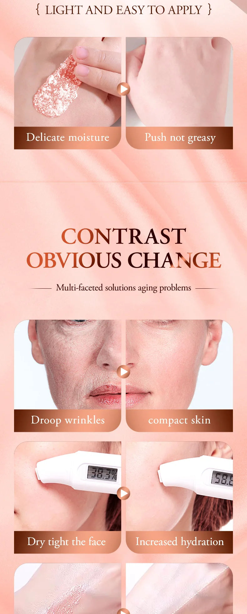 Wrinkle Smooth Dragon Blood Cream Concealer Moisturizing Repair Cosmetics Anti-aging Women Face Beauty Nourish Skin Care Product