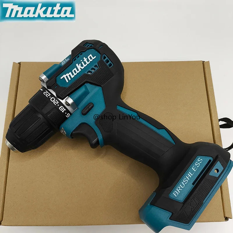 Makita DDF487 10mm Brushless 18V lithium electric rechargeable impact drill large torque screwdriver(bare machine）