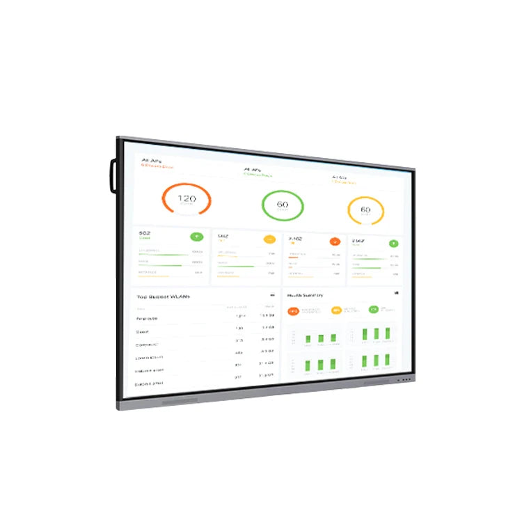 Smart Classroom Whiteboard 75" - Interactive Touch Screen With Edu Software, 20-Point Touch & Wireless Sharing For Teachers