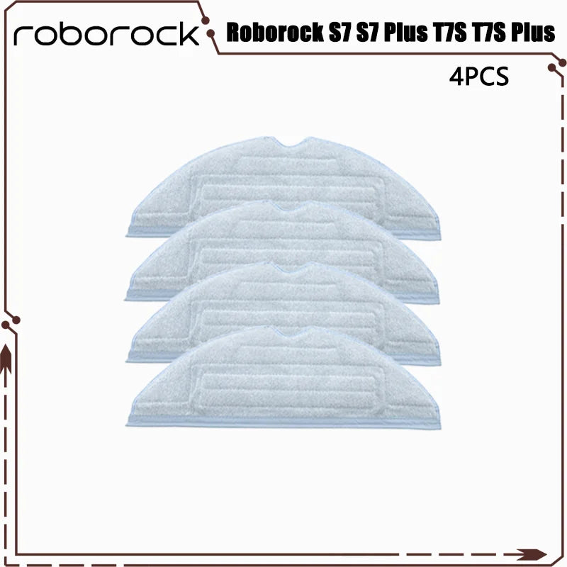For Roborock S7 S7 Plus T7S T7S Plus Robotic Vacuum Cleaner Accessories Main Brush Hepa Filter Mops Dust Bag Replacement Parts