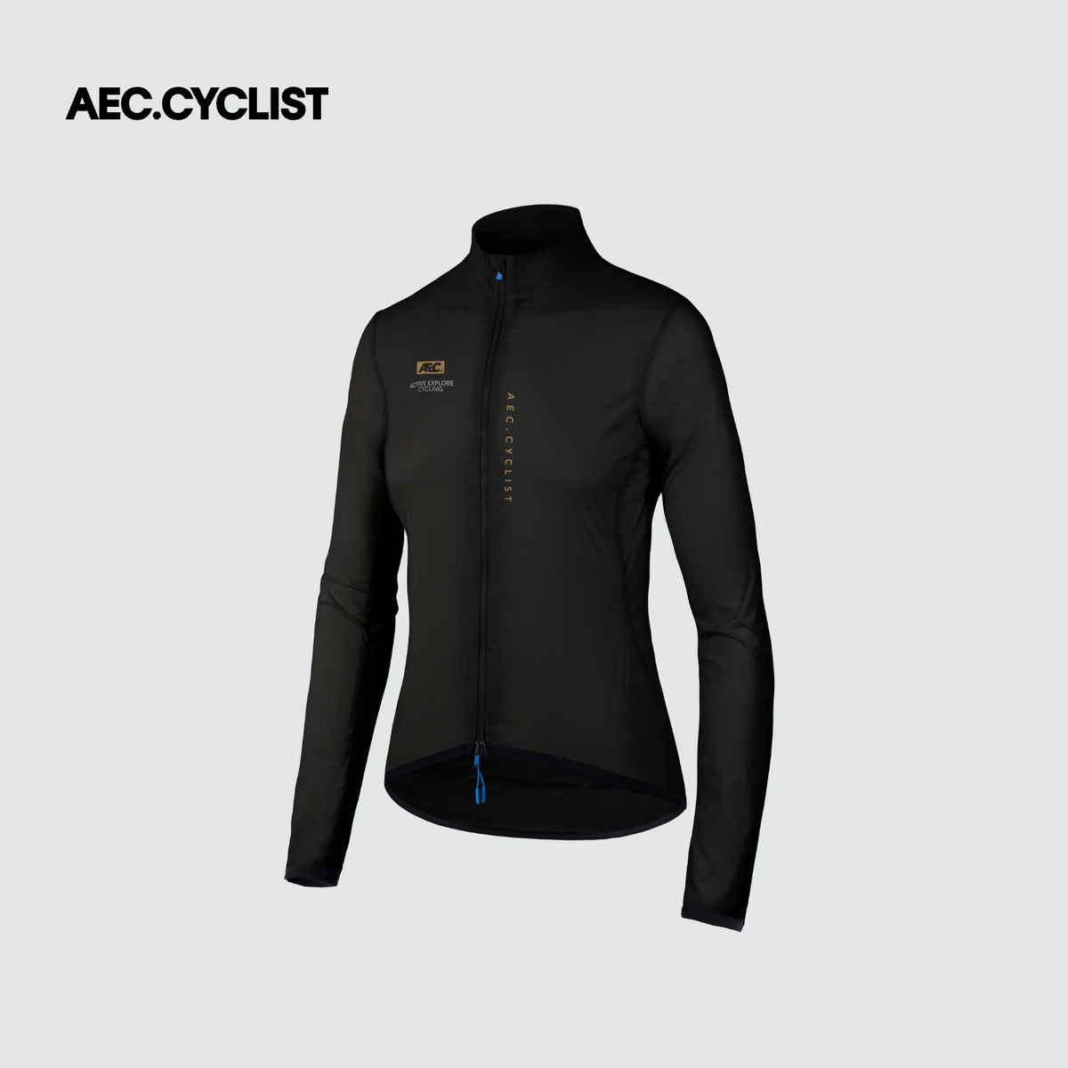 AEC.CYCLIST Windbreaker Cycling Jacket Men Women Ultra Light Quick Dry Cycling Jersey Breathable Bike Coats Zippered Side Pocket