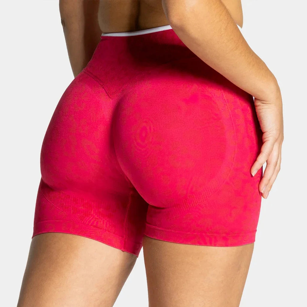 High Waist Sculpt Scrunch Shorts for Women Quick-Drying Sexy Peach Yoga Pants Running Sports Fitness Three-Point Design