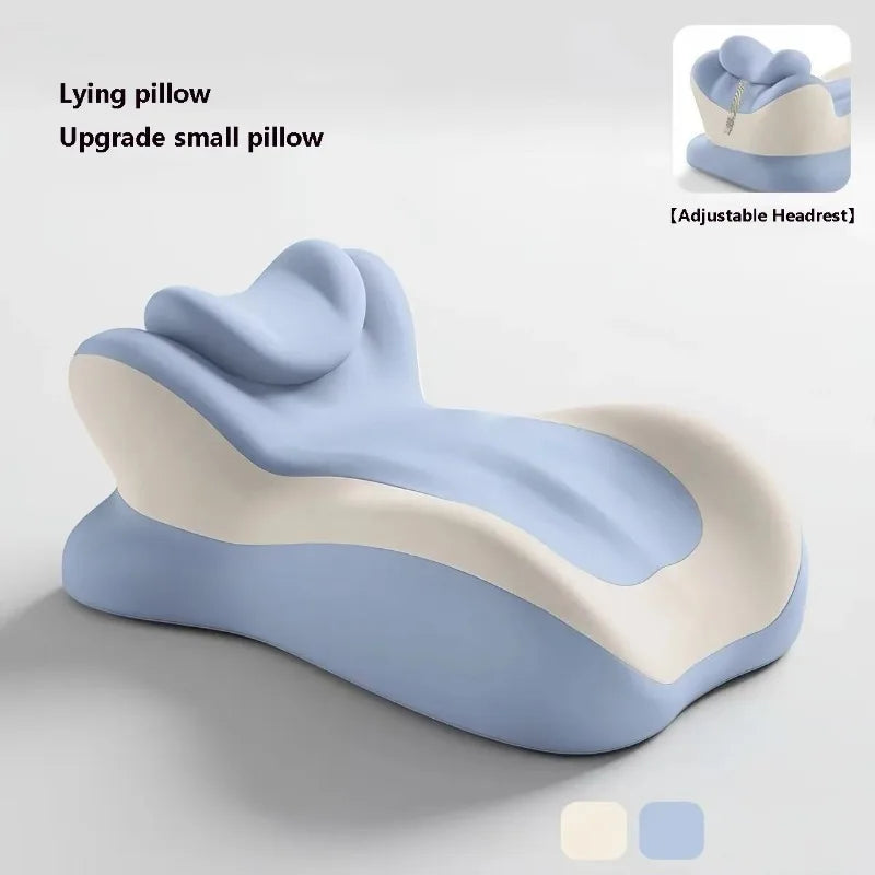 Multi-functional Memory Foam Pillow Ergonomic Support Wedge Shape Pillow Neck Leg Rest Reading Phone Use Pain Relief