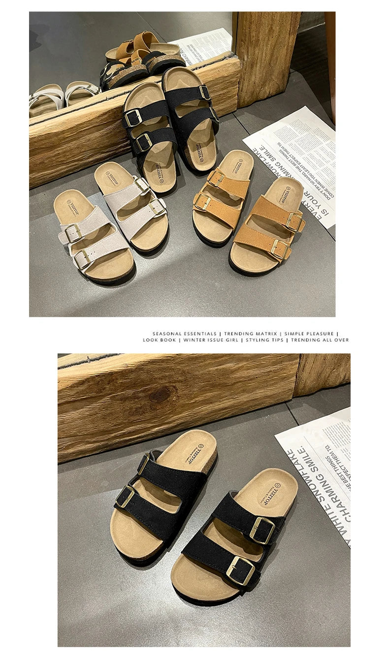 Summer Men Sandals Genuine Leather Mens Casual Shoes Outdoor Men Leather Sandals for Men Beach Shoes Roman mens Shoes