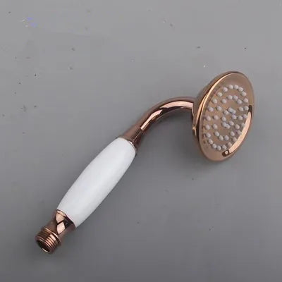 Bathroom Accessories Rose Gold Hand Shower Head High Pressure  Antique Water Output Antique Hand Shower Nozzle Water