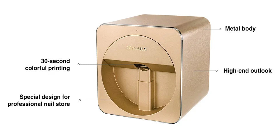 2026 O2nails X11 3D Smart Nail Printer, Portable Automatic Nail Art Printing Machine for Salon & Home DIY.