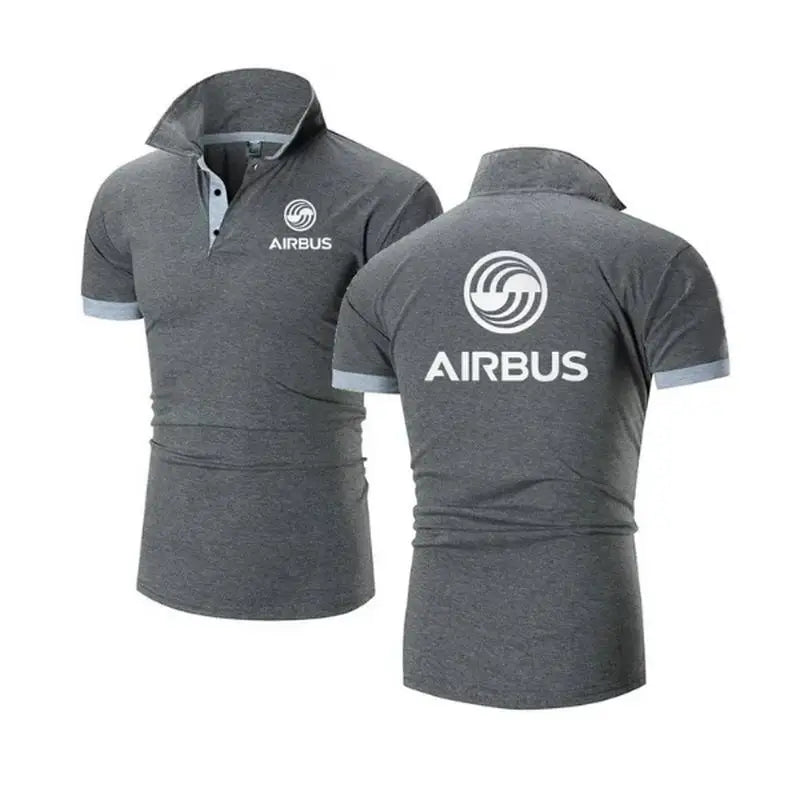 Polo Shirt AIRBUS AVIATION Flight Lapel TShirts Airbusfan A320 Man POLOS Tee Spring Summer Mesh Cotton Short Sleeve Mens Tops