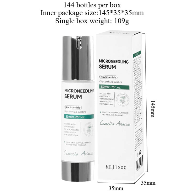 Niacinamide Centella Asiatica Microneedle Essence, Repair Skin Barrier Moisturizer Nourish For All Skin Types Korean Skincare