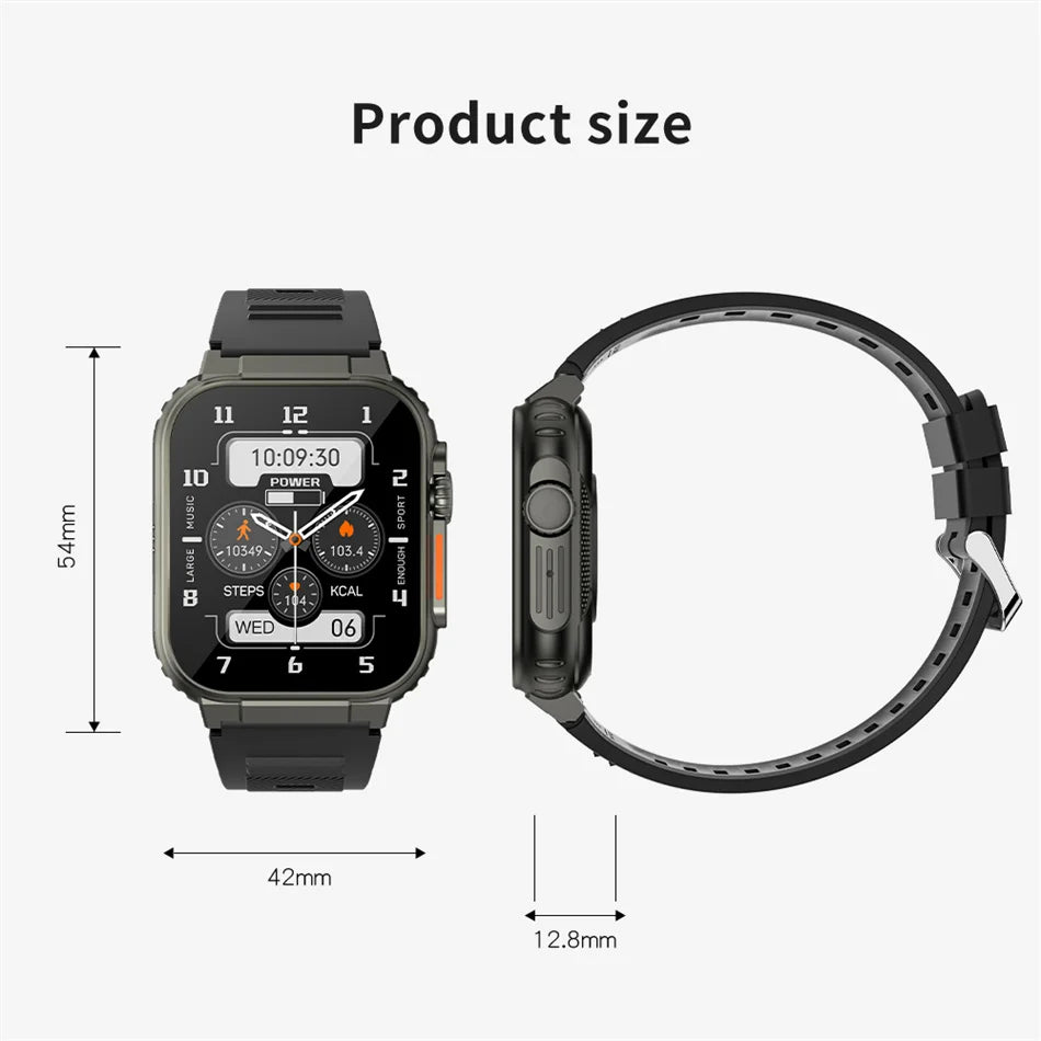 LIGE 600mAh New Smart Watch Men Outdoor Sports Fitness Bracelet Blood Pressure Clock IP68 Waterproof Men Smartwatch For Android