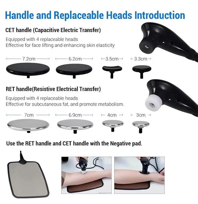 Wholesale price mini cet ret rf 448khz tecare therapy physiotherapy machine tecarterapia
