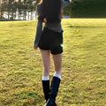 2026 Summer Ultra-Short Slimming Shorts Women High-Waist Thin Tights Outerwear Black Shorts Korean Streetwear Hot Short Pants