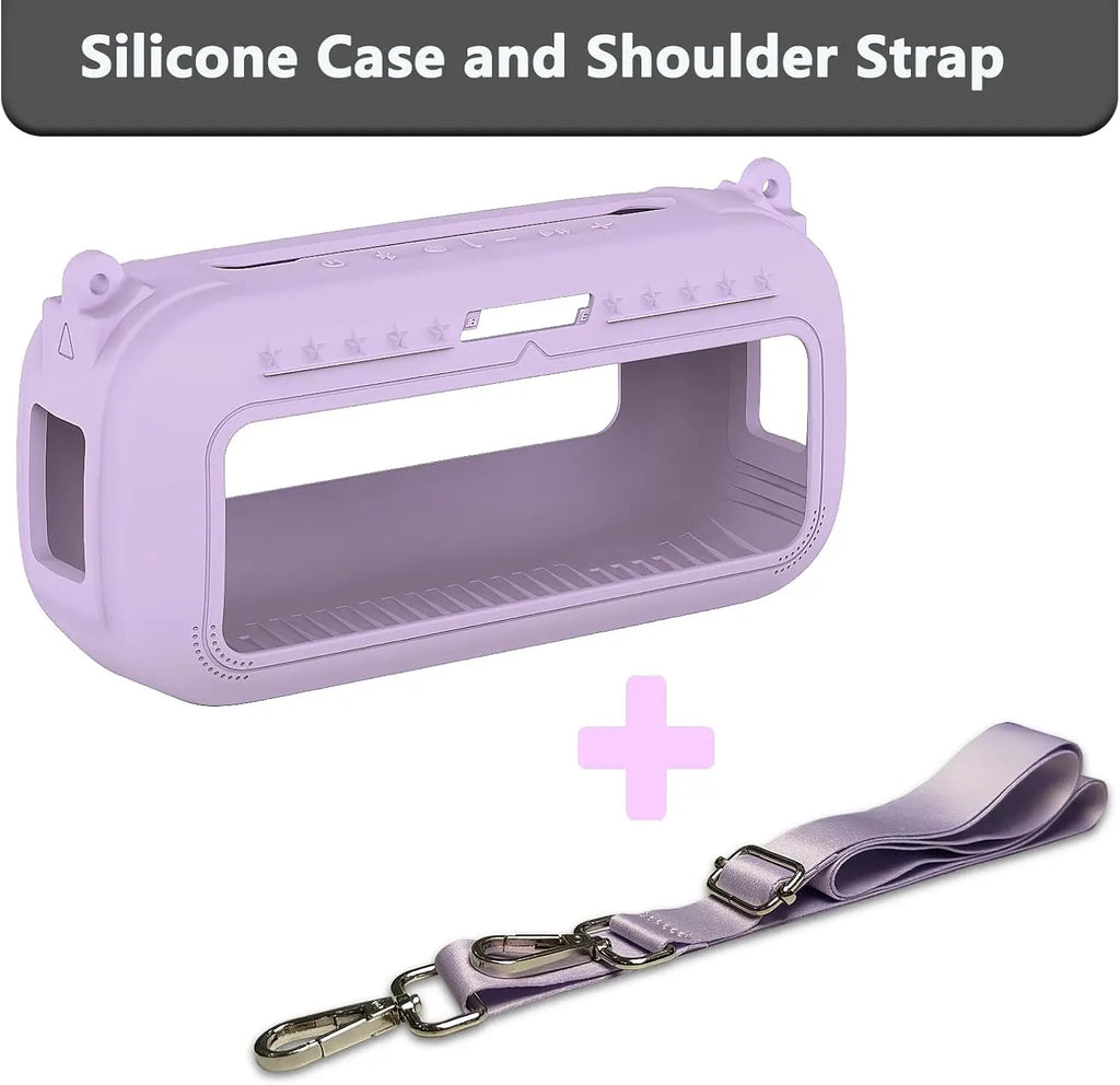 Silicone Cover Case and Shoulder Strap for Bose SoundLink Max Portable Speaker Accessories(case only)