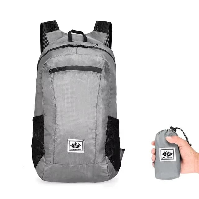 Outdoor Hiking Bag 20L Lightweight Portable Backpack Foldable Waterproof Folding Ultralight Pack for Women Men Travelling Hiking