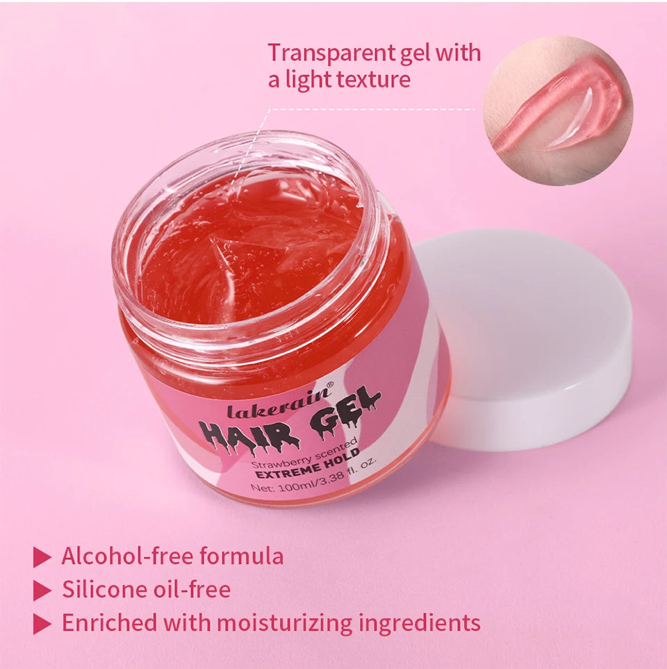 Edge Control Hair Cream Anti-Frizz Curl Defining Smoothing Moisturizing Non-Sticky Styling Cream