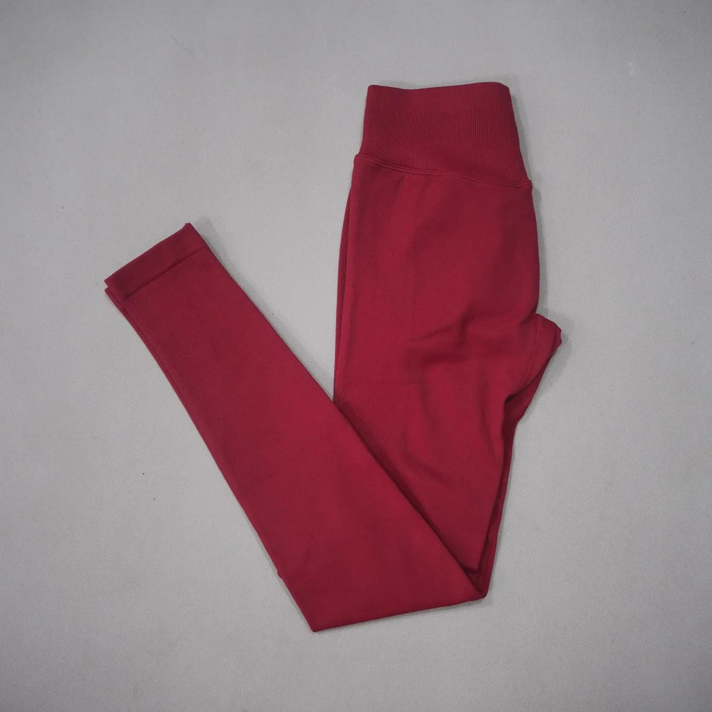 DF-LOGO Women Seamless High Waist Yoga Leggings Butt Lifting Push Up Compression Pants Tummy Control Anti-Squat Quick Dry for