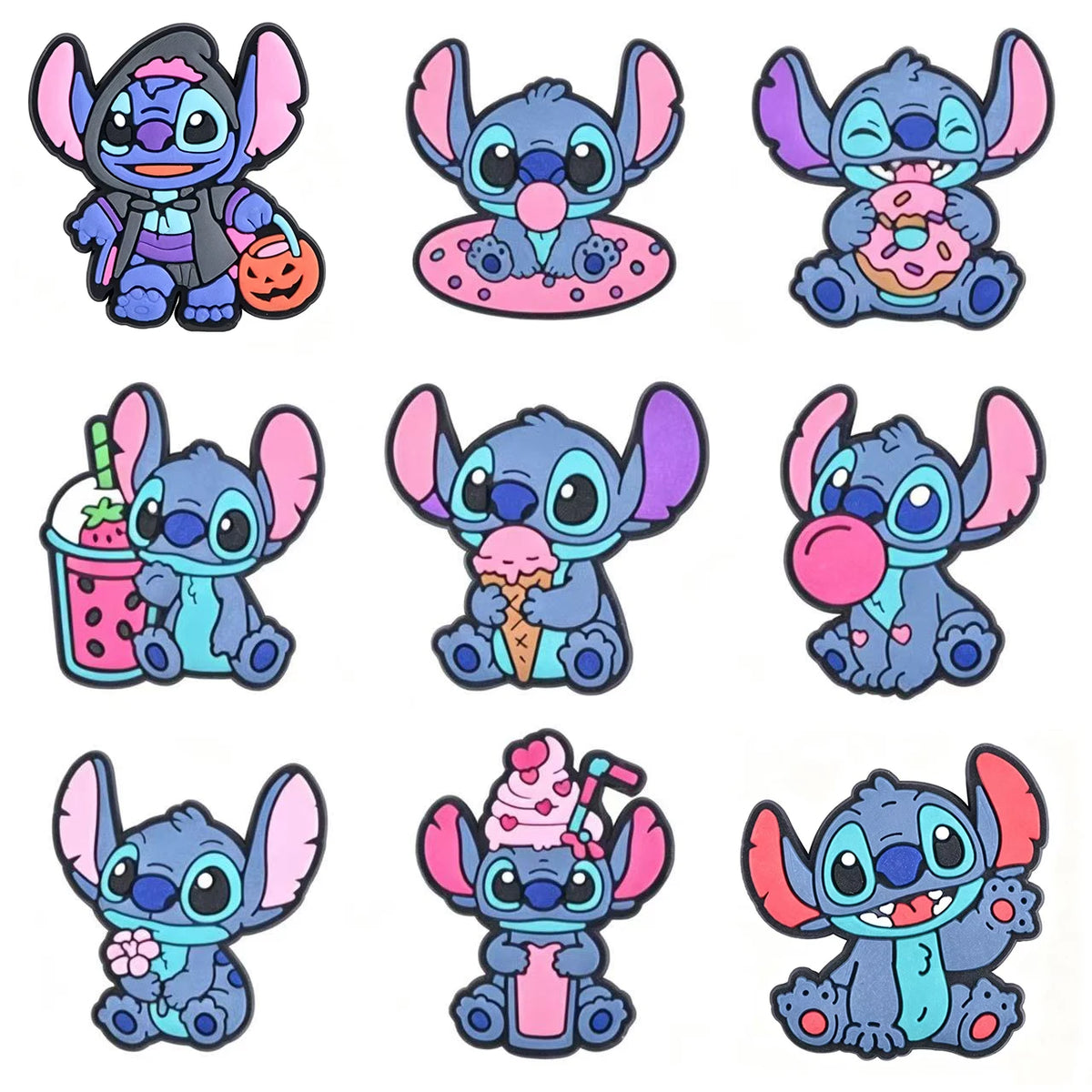 9-20pcs Hot toys Cute Cartoon Series for Shoe Charms Designer Accessories DIY Decoration for Classic Clog Kids Gifts