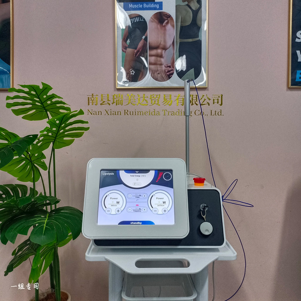 MYOSLIM Multifunctional Dual Wavelength Fiber Machine 980nm 1470nm Face Lift Body Shaping Skin Renew Device for Beauty Salons