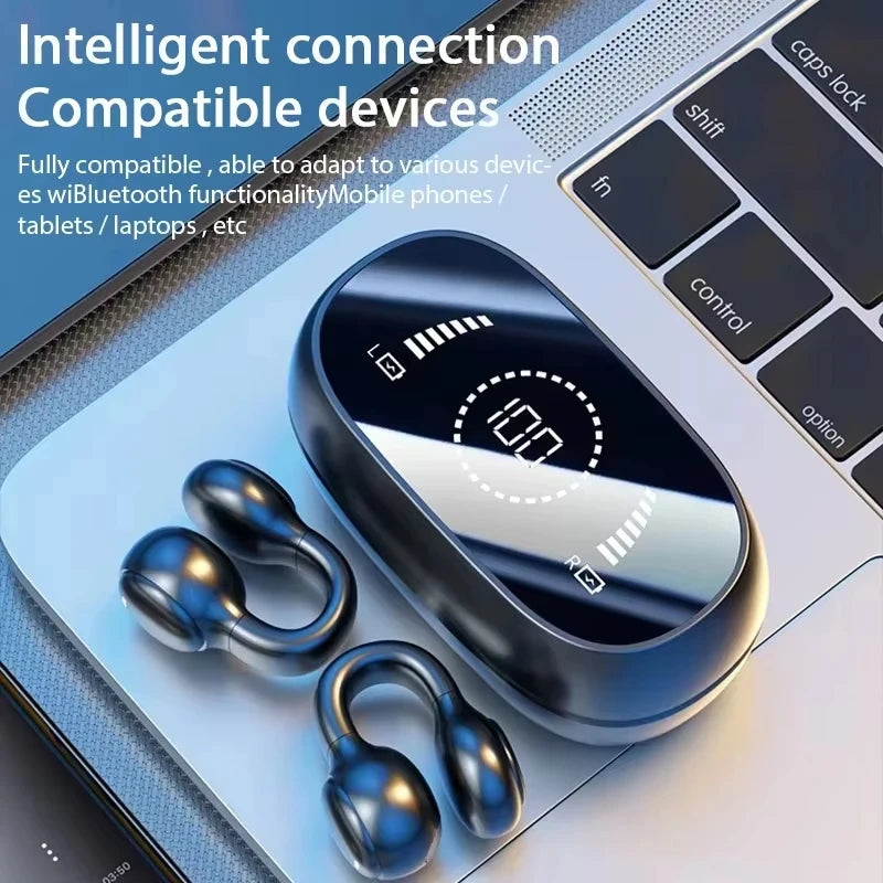 Lenovo Original M47 Wireless Earbuds Bluetooth Headset Charging Earphones Bone Conduction Headphones