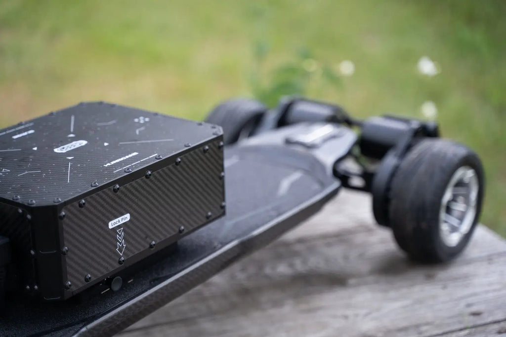 MEEPO Vader AWD Pro 7000W Electric Skateboard, 34mph 24mi 56% Hill Climb, 250kg Load IPX5, 3K Carbon 2.1h Charge