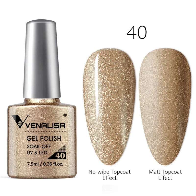 Venalisa TPO Free Earth Brown Autumn Color Collection Nail Gel Polish Soak Off UV LED Gel Varnish Gorgeous Gel Nail Manicure