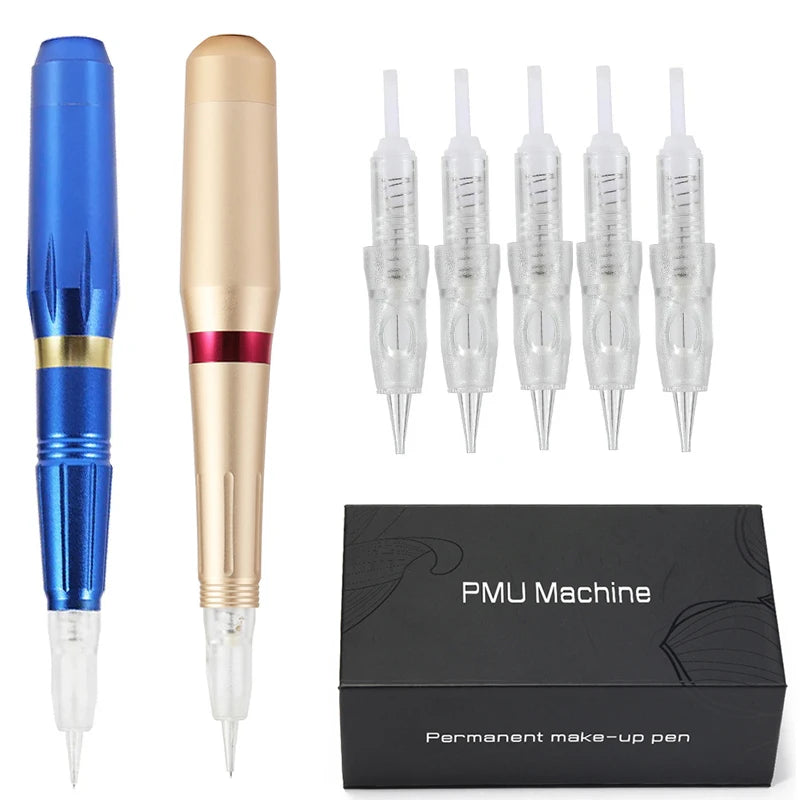 Permanent Makeup Machine for Eyebrows Miroblading Eyeliner Lip Beauty Microshading Professional PMU Machine Tattoo Pen Gun Kit