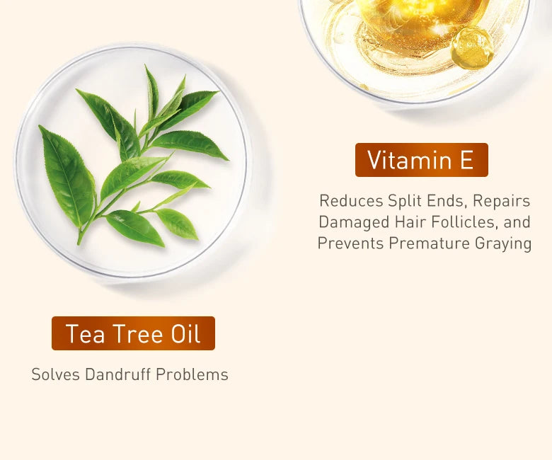 PURC Ginger Shampoo and Biotin Hair Growth Oil Set Fast Hair Growth Loss Treatment Hair Regrowth for Men Women Hair Care