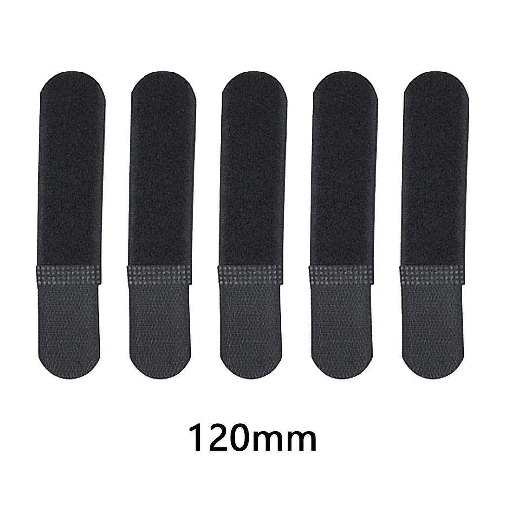 Reusable Nylon Cable Ties Straps With Hook Loop Fastener For Backpack Organizer Cord Grip Wrapping Buckle Webbing Fix