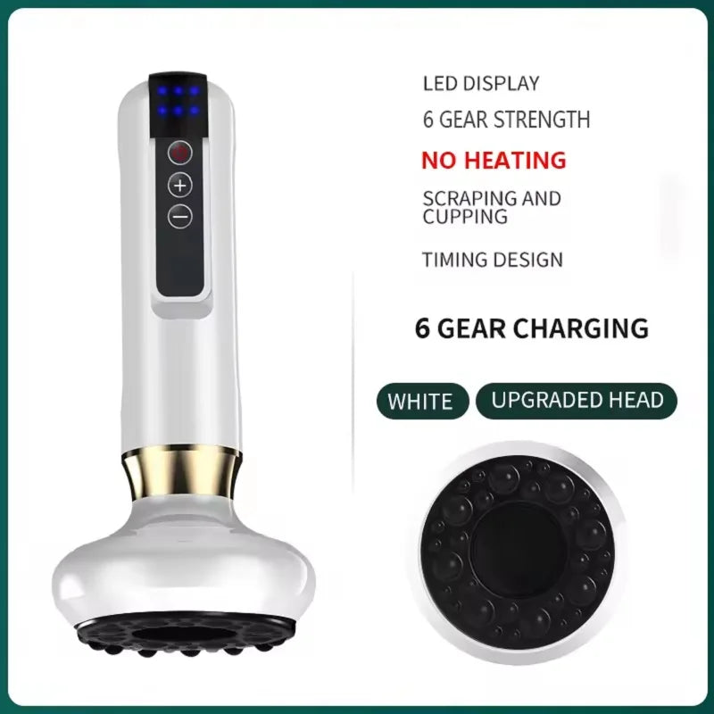 Rechargeable Magnetic Cupping Massager Handheld Cellulite Fat Suction Machine for Body Sculpting, Belly & Cellulite Massage