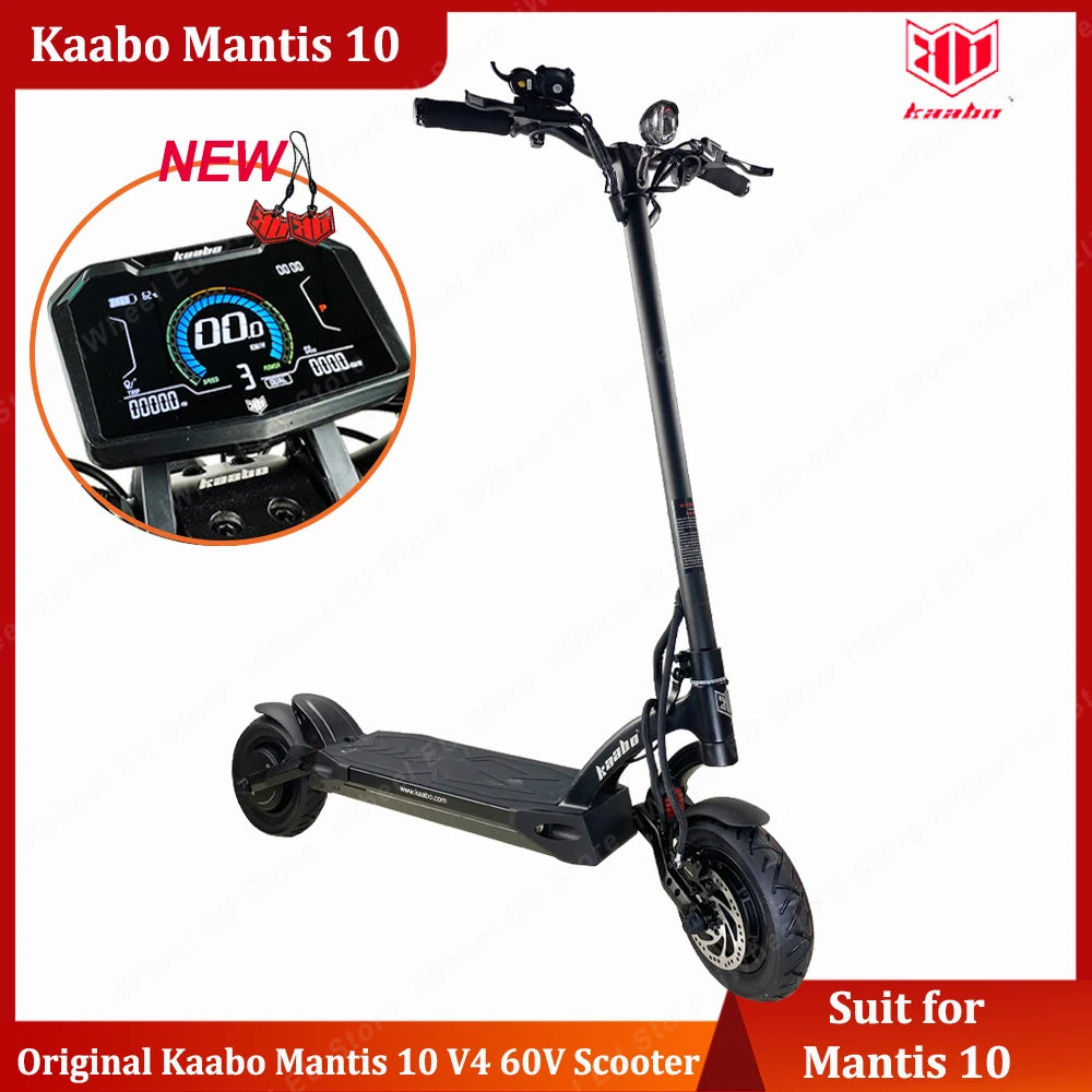 Kaabo Mantis 10 60V 18.2Ah with Center Display Dual Motor 2*1000W Top Speed 60km/h Kaabo Mantis 10 Scooter Full Hydraulic Brake