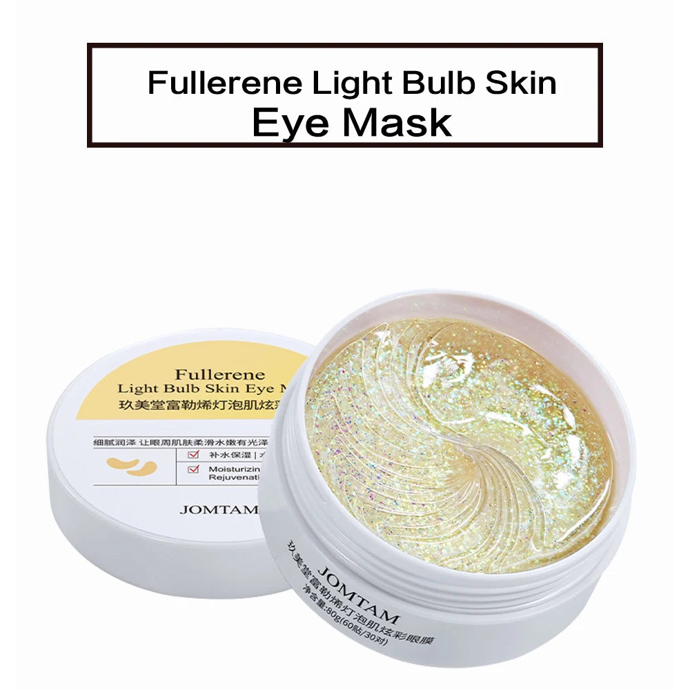 60 Pieces (30 Pairs) of Hydrating Eye Masks, Nourishing and Moisturizing the Skin Around the Eyes, Making the Skin Around the Eyes Smooth and Soft, Exquisite Eye Masks with a Two-Tone Design