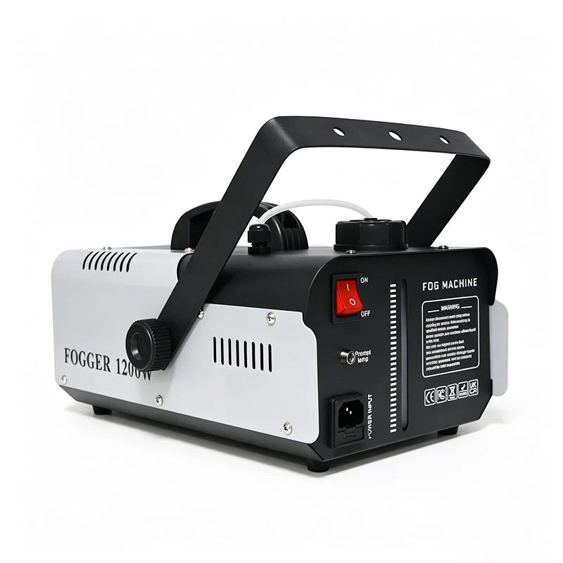 Smoke Machine 1200W 6LEDS 10m Spray Fog Machine for Wedding & Engagement Bithday Party Christmas Halloween with Remote Control