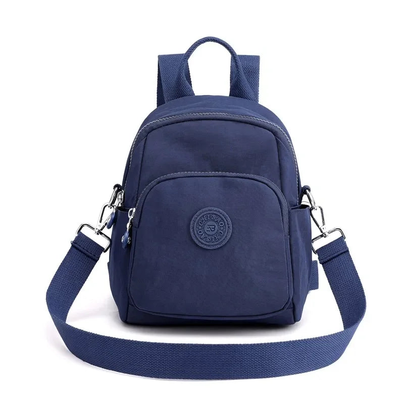 Women's Travel Casual Backpack College Students School Bag Korean Small Canvas Backpack Waterproof Fashion Shoulder Bags