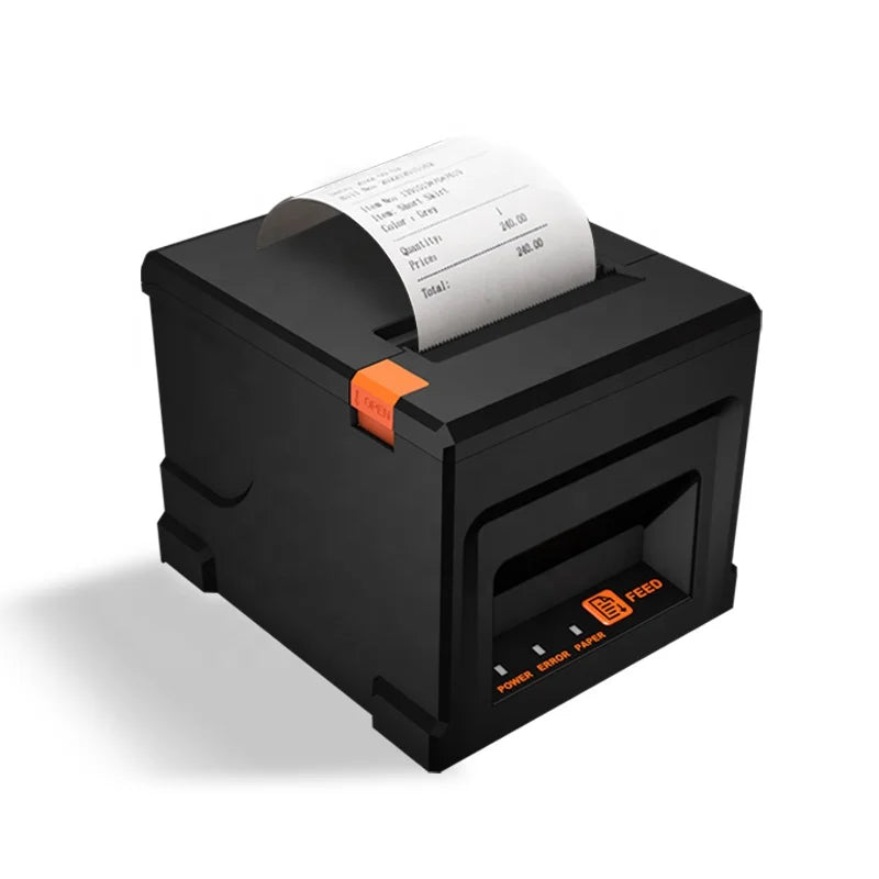 OEM ODM 230dpi 80mm USB Desktop Thermal Barcode Printing Receipt Printer for POS System in Stock