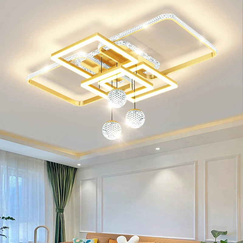 Modern Minimalist Living Room Pendant Light, Atmospheric New Living Room Ceiling Light, Modern Light Luxury Decorative Light