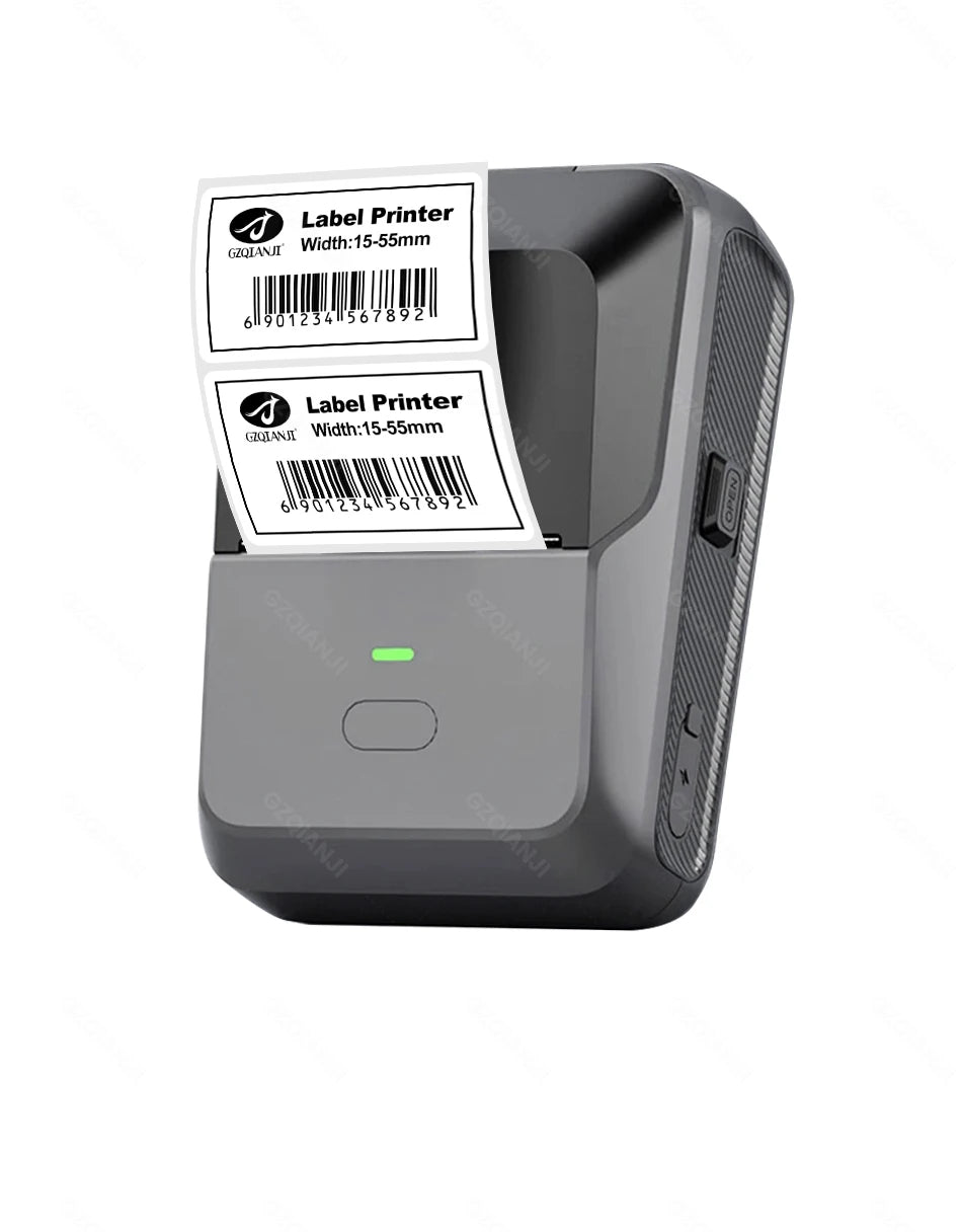 20-50mm Mini Thermal Label Printer 2 inch Barcode Sticker Normal Self-adhesive Paper Printing Pocket Labeling Machine Wireless