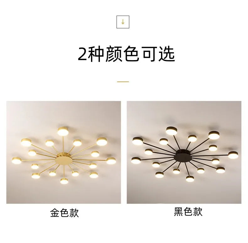 Nordic LED Ceiling Indoor Lighting Home Lamps Living Room Dining Bedroom Cloakroom Decoration Chandelier Lights Modern Wall Lamp