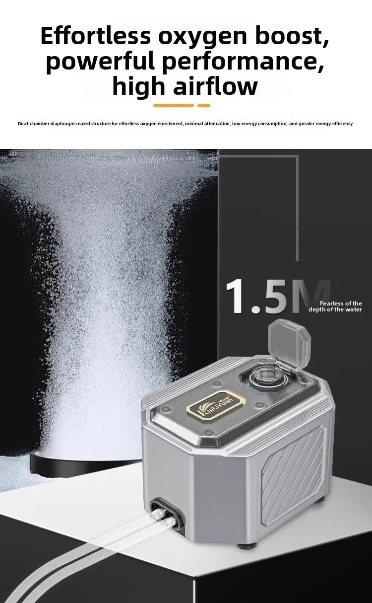 Oxygen pump fish tank special silent aerator oxygenation high-power fish farming household outdoor fish pond