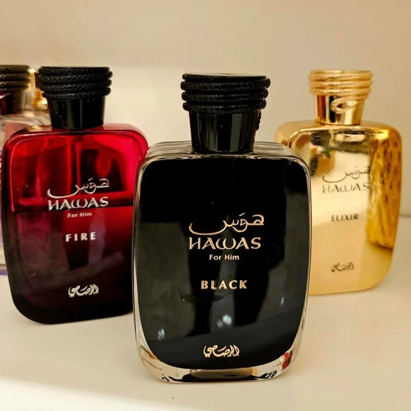 Hawas 100ml Unisex Eau De Parfum Long Lasting Fresh Woody Aquatic Fruity Aromatic Fragrance Elegant Modern Smooth Luxury Scent