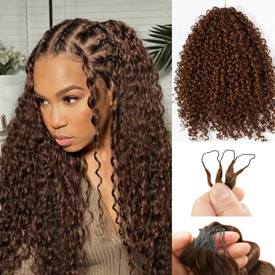 Virgin Hair Crochet Extensions – Curly Style, Multiple Lengths