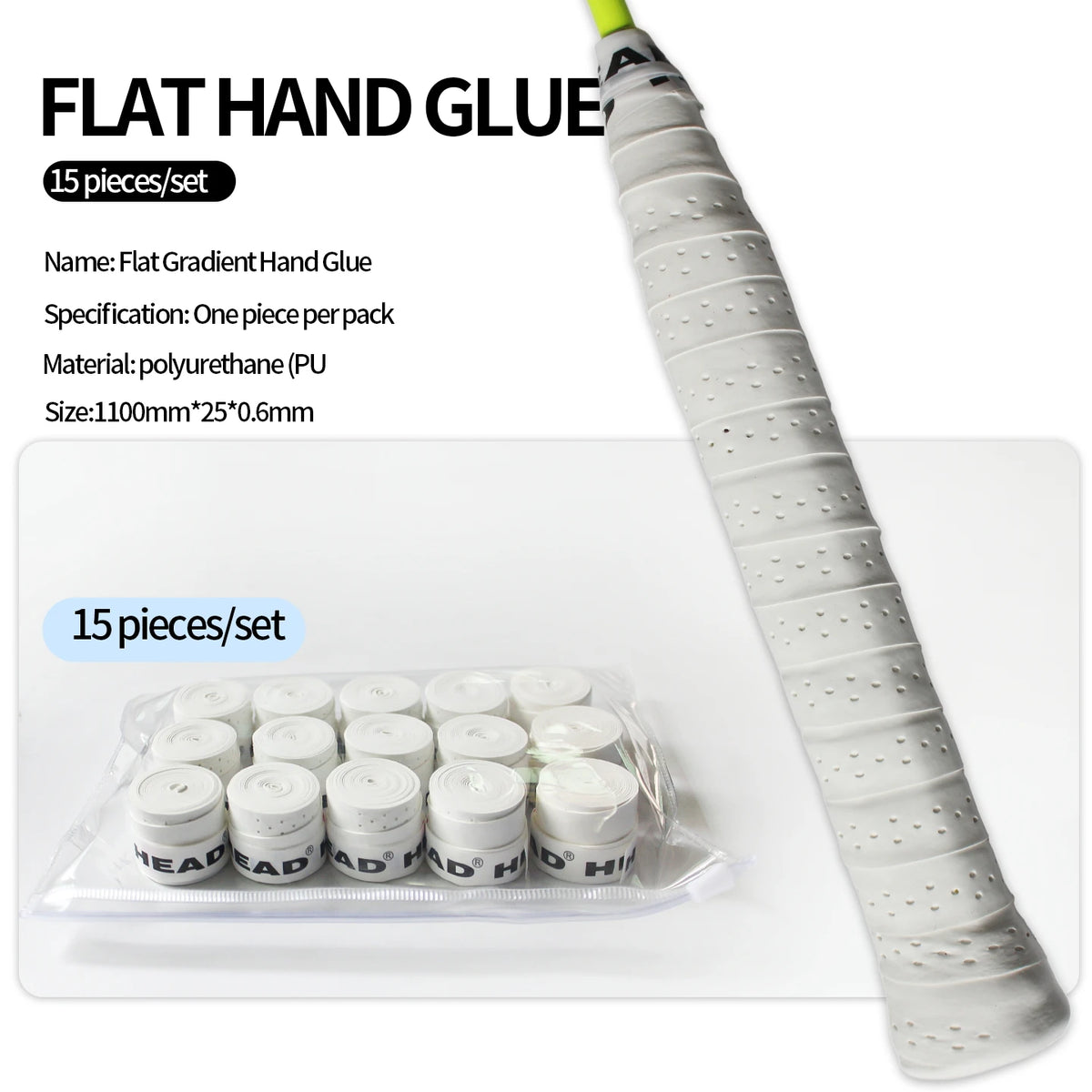 60PCS Overgrips Premium Sticky Grip Professional For Tennis Badminton Racket High Performance Sweat Absorbent Long Lasting