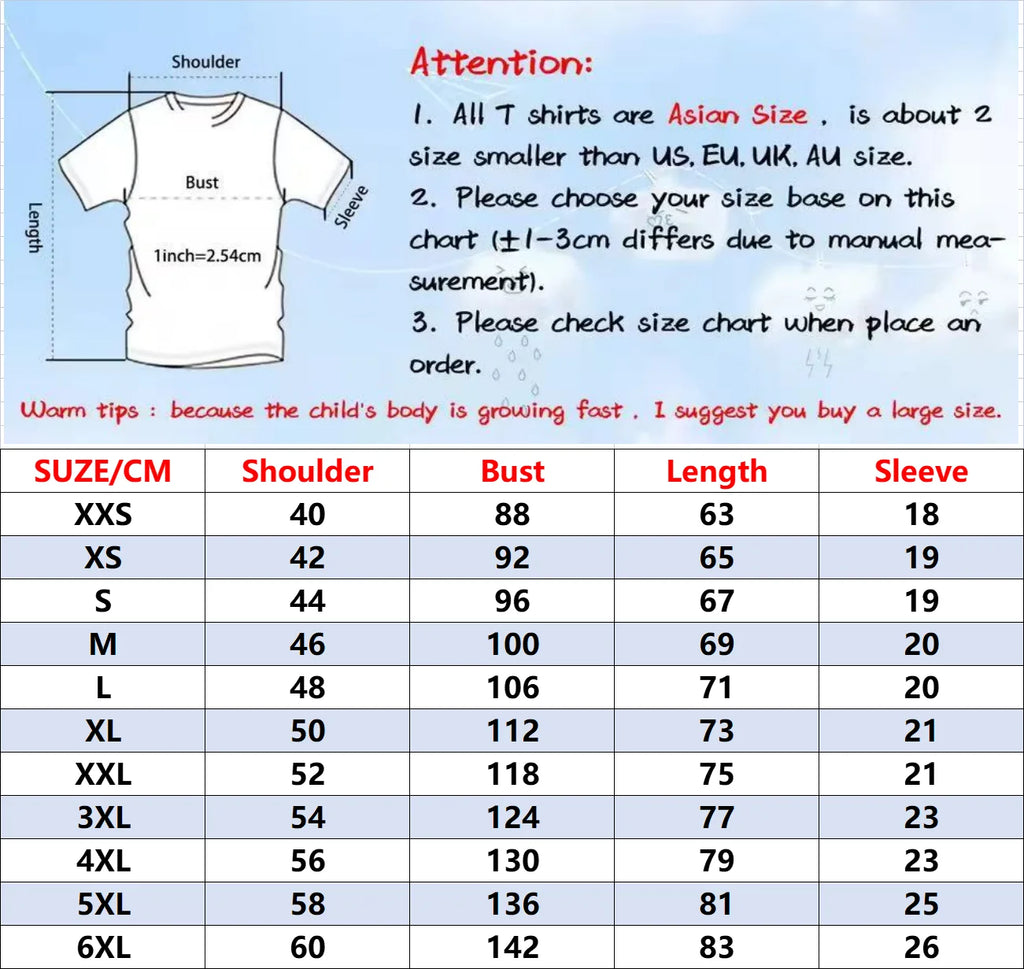 Thailand 3D Printed Short Sleeved Summer Street T-shirt Men's Breathable T-shirt Lightweight And Comfortable Short Sleeved Tops