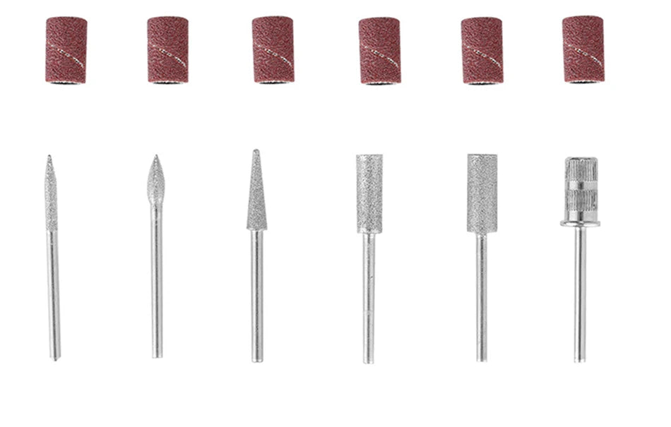 20000RPM Professional Nail Drill Machine Set Nail Files Drill Bits Gel Polish Remover Tools Low Noise Cutters Nail File Kit