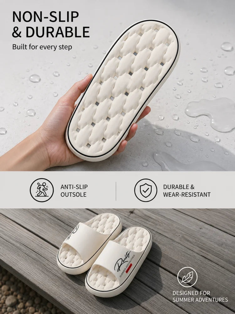 Summer innovative design EVA men's shoes, soft and lightweight home slippers, suitable for indoor and outdoor leisure activities