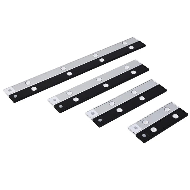 LED Motion Sensor Wireless Ultra Thin Night Light USB LED Wine Cooler Light For Kitchen Cabinet Bedroom Wardrobe Indoor Lighting