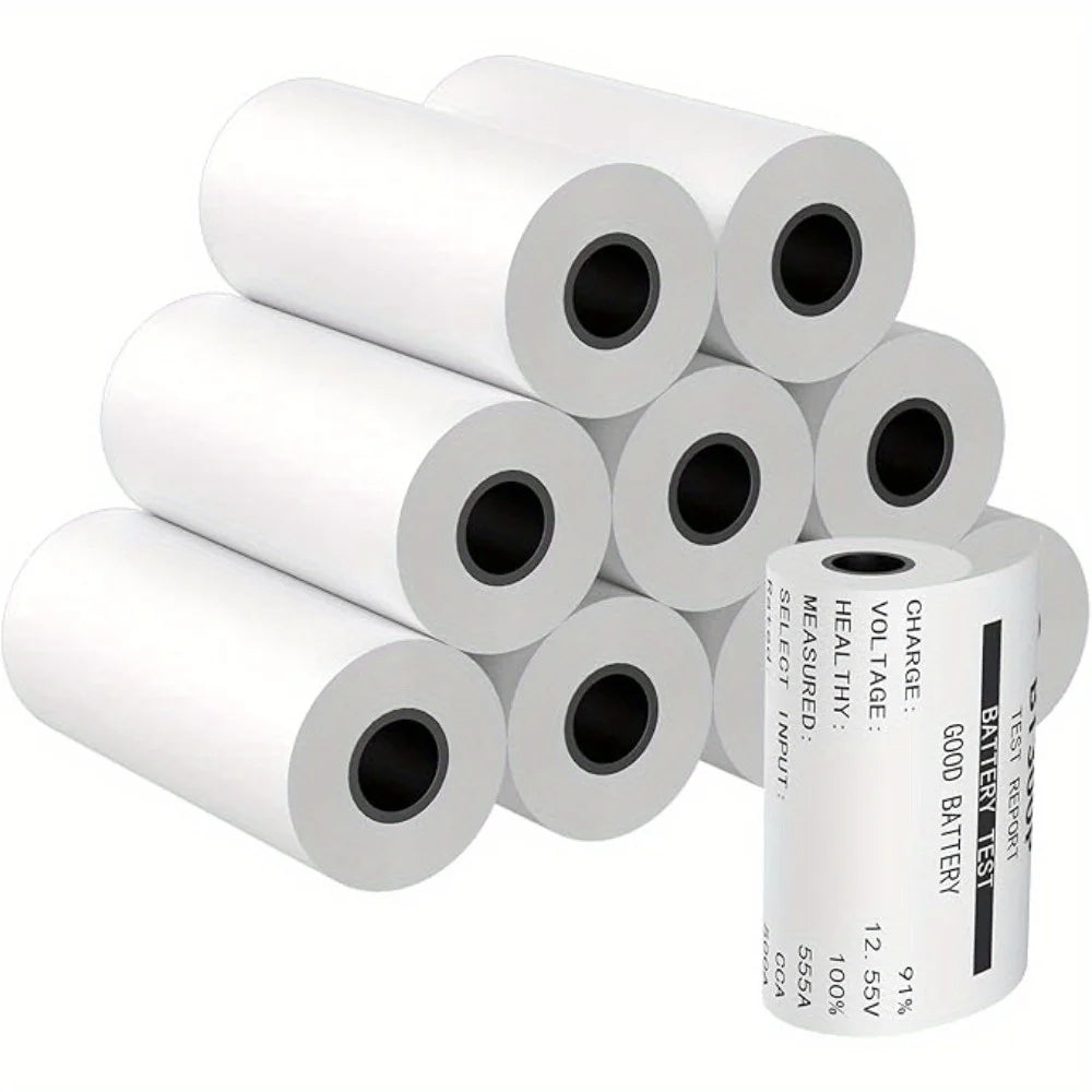 57x40mm Cash Register Thermal Paper 10 Rolls Compatible POS Credit Card Machine Catering Takeout Kitchen Queue Receipt Printing