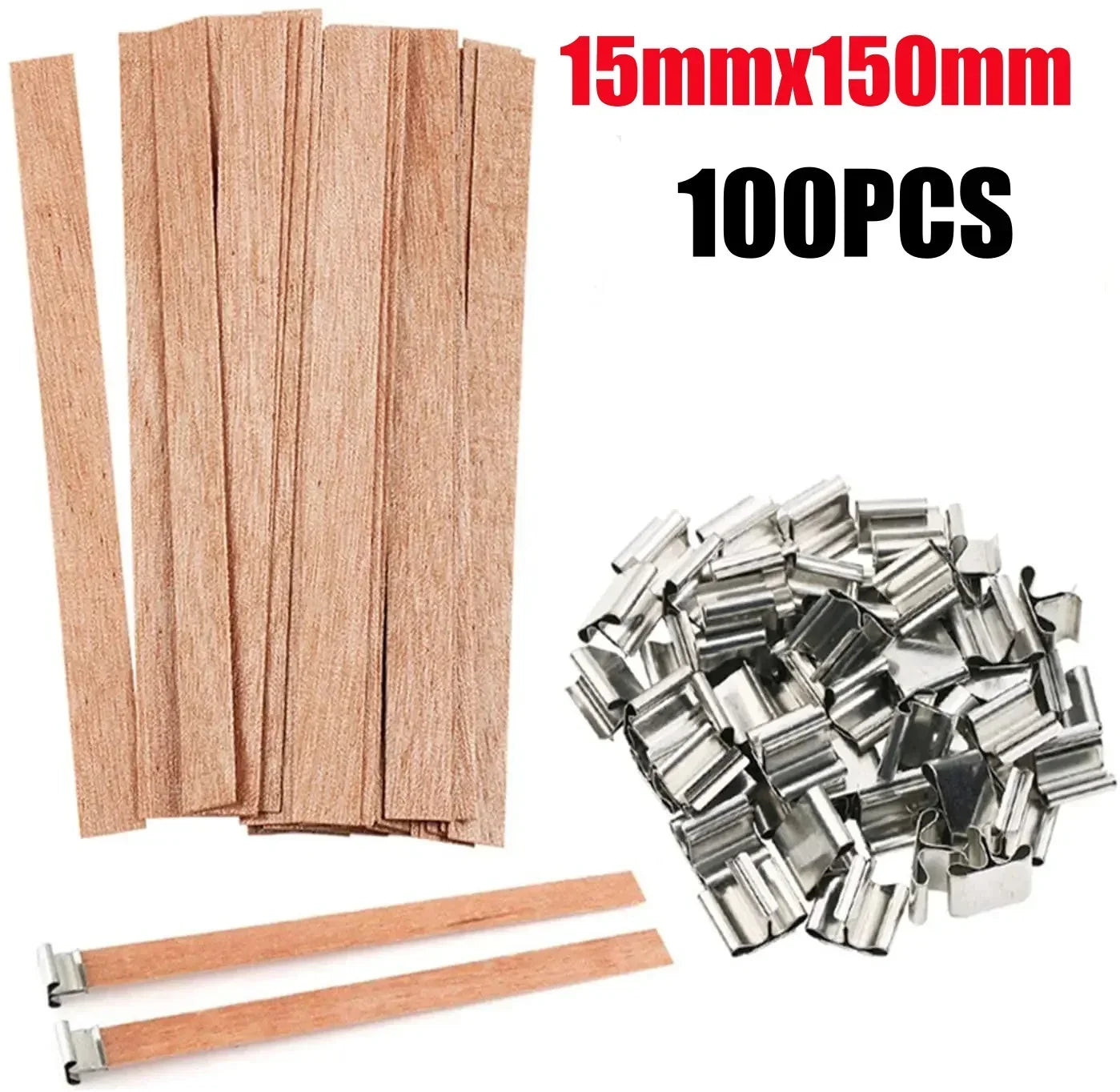 Handmade Soy Wax Candle Wooden Wick DIY Aromatherapy Candle Single Direction Wick Paraffin Wax Candle Crafting Guide
