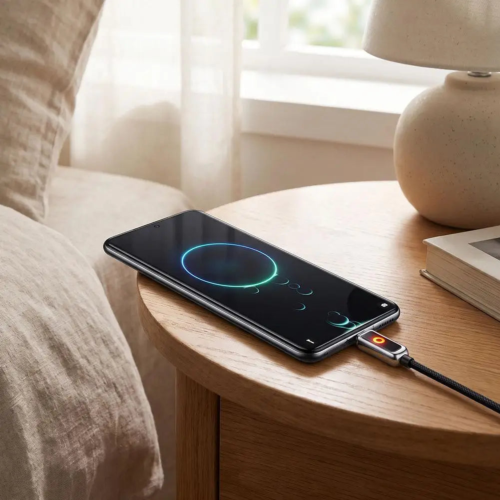 PD 100W USB C Cable 2M Super Fast Charge Self Automatic Power Off Usb A Or Type C To C Cable For iPhone 18 17 16 Xiaomi Sumsang