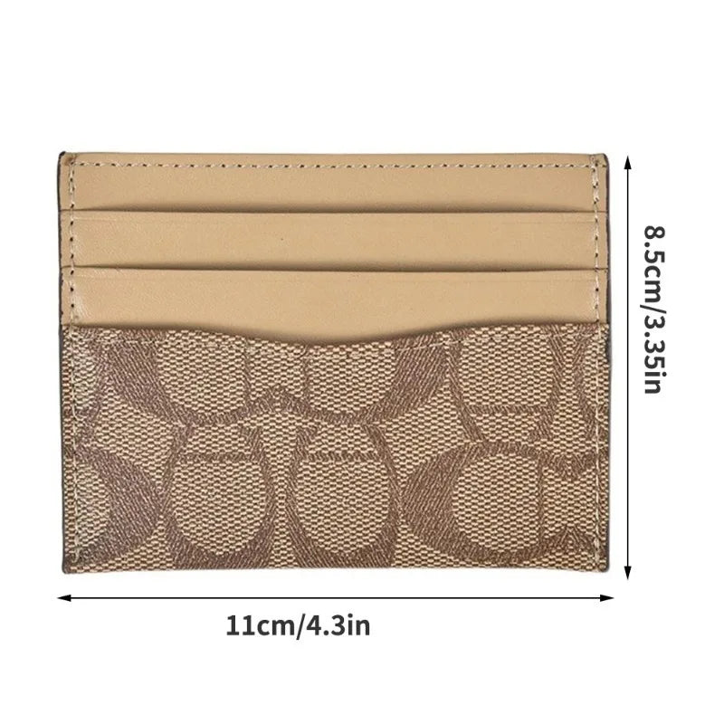 1pc RFID Blocking Card Holder, Slim & Luxury PU for Women, Multi-Slot for Cards & Cash, Compact Wallet, ID Holder, Gift Idea